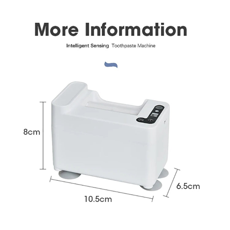 智能感應牙膏擠壓器電動自動牙膏分配器，電池款白色，充電款白色，電池款銀色，充電款銀色