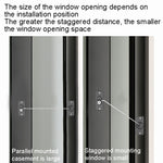 Multifunctional Children Window Safety Lock With Key Refrigerator Cabinet Lock Dual Purpose Limator, FQ8
