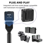 麥克風採訪手柄，適用於DJI Mic / Moma / Rode Wireless Go / Relacart，採訪手柄