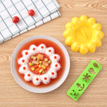 4件套兔子海豚飯壽司DIY模具