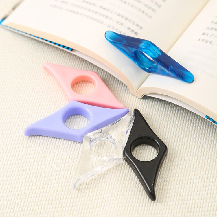 Thumb Bookmark Acrylic Book Holder Support Reading Aids For Students