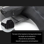 Car Seat Memory Foam Support Cushion, Black Headrest