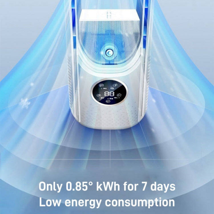 桌面無葉加濕電風扇六檔可調帶LED燈定時功能
