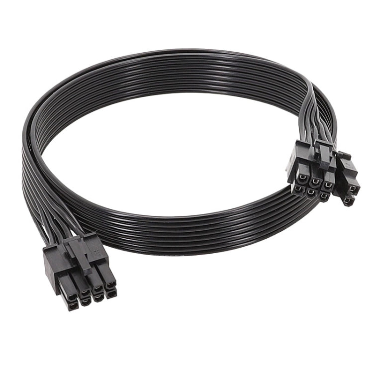 適用於Corsair 18AWG扁平線 電源模組線 顯示卡模組線 8針轉8針 6+2，50cm 適用於Corsair，60cm 適用於Corsair