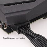 適用於Corsair 18AWG扁平線 電源模組線 顯示卡模組線 8針轉8針 6+2，50cm 適用於Corsair，60cm 適用於Corsair