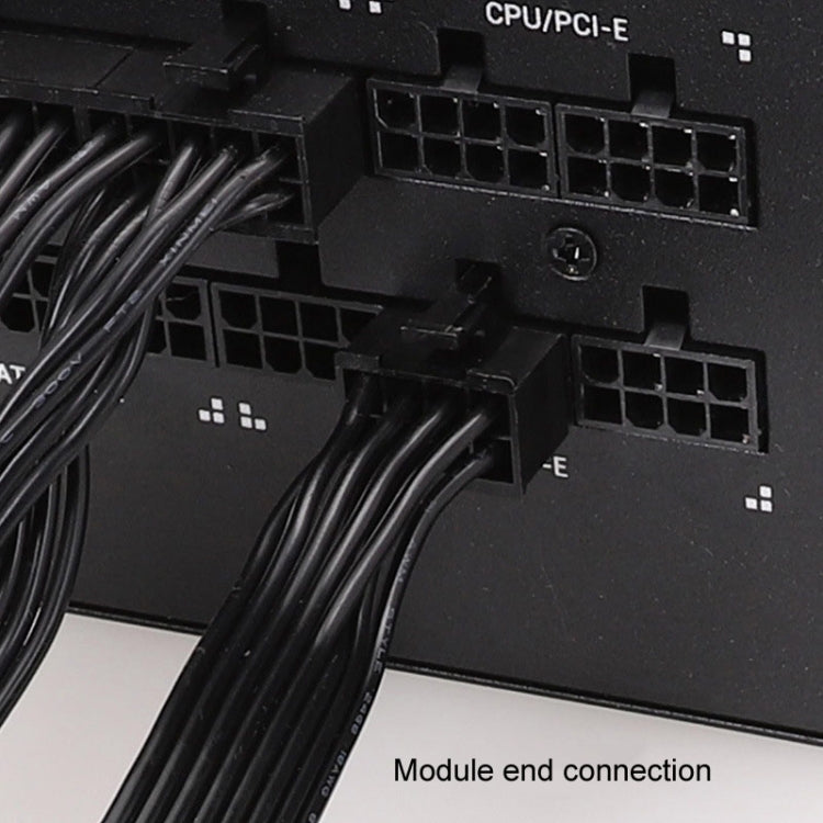 適用於Corsair 18AWG扁平線 電源模組線 顯示卡模組線 8針轉8針 6+2，50cm 適用於Corsair，60cm 適用於Corsair