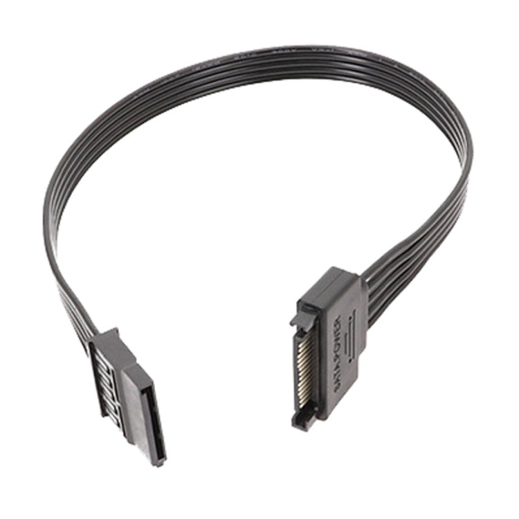電源供應器SATA 15針公母延長線 耐用硬碟電源連接線，30cm 15針，60cm 15針