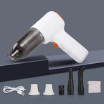 Car Vacuum Cleaner Large Suction Power Wireless Pump Inflatable Blower Handheld Small Vacuum Cleaner, Brush 200W+2 Filters+Storage Bag (Black), Brush 200W+3 Filters+Air Bag (Black), Brushless 260W+2 Filters+Storage Bag (Black)                          ...