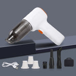 Car Vacuum Cleaner Large Suction Power Wireless Pump Inflatable Blower Handheld Small Vacuum Cleaner, Brush 200W+2 Filters+Storage Bag (Black), Brush 200W+3 Filters+Air Bag (Black), Brushless 260W+2 Filters+Storage Bag (Black)                          ...
