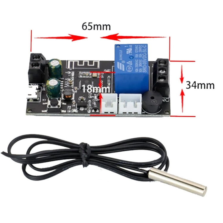 WIFI無線手機遠程恆溫器控制開關模組，無顯示，數字管顯示，液晶顯示