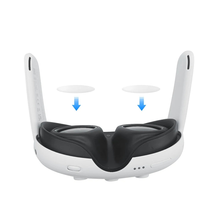 適用於 Meta Quest 3 鋼化玻璃相機鏡頭保護膜套裝 VR 配件，保護膜套裝