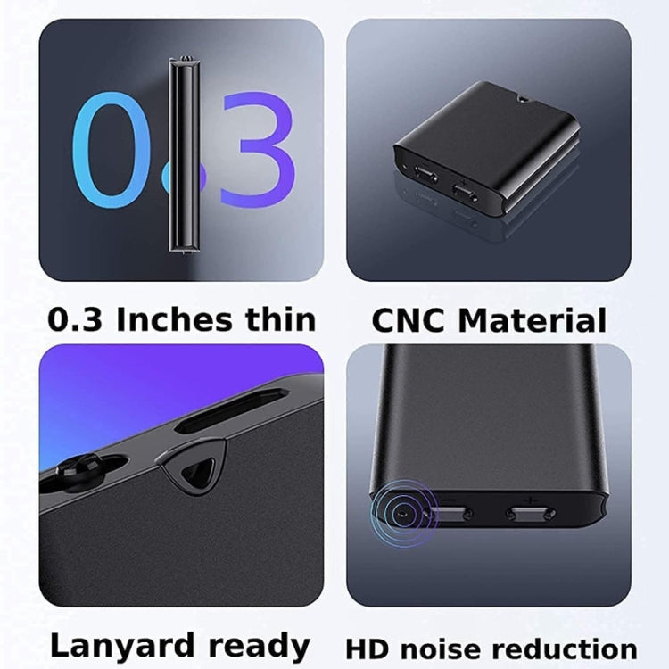 Q63 高清降噪磁性錄音筆便攜智能語音啟動錄音筆，8GB，32GB