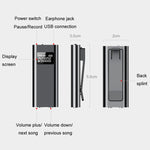 Q25智能錄音筆帶屏幕高清降噪背夾式記者錄音筆，4GB，8GB，16GB，32GB