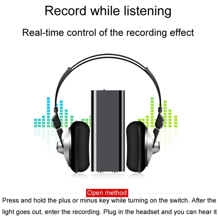 Q25智能錄音筆帶屏幕高清降噪背夾式記者錄音筆，4GB，8GB，16GB，32GB