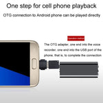 Q25智能錄音筆帶屏幕高清降噪背夾式記者錄音筆，4GB，8GB，16GB，32GB