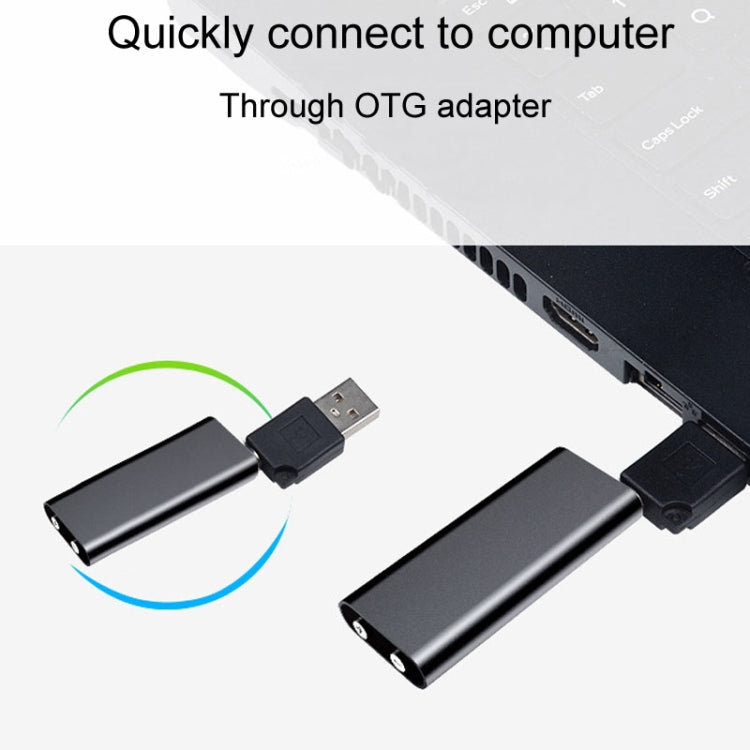 Q25智能錄音筆帶屏幕高清降噪背夾式記者錄音筆，4GB，8GB，16GB，32GB
