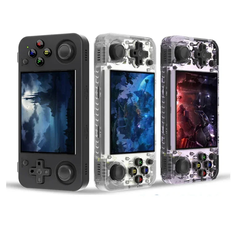 ANBERNIC RG35XX H 掌上遊戲機 3.5 吋 IPS 螢幕 Linux 系統，64GB，64GB+128GB