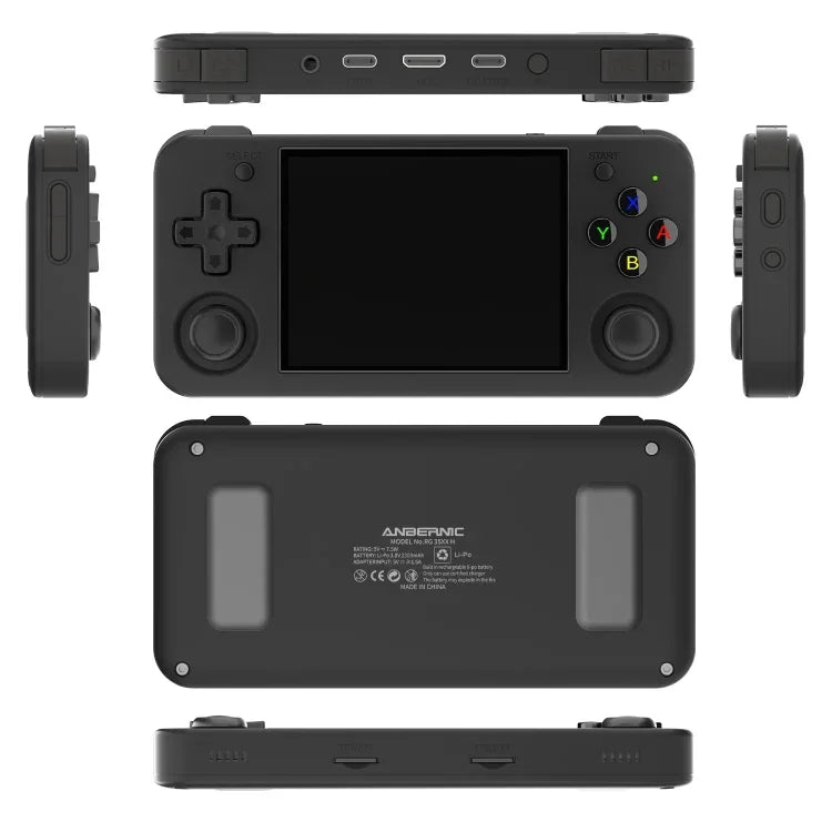 ANBERNIC RG35XX H 掌上遊戲機 3.5 吋 IPS 螢幕 Linux 系統，64GB，64GB+128GB