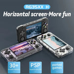 ANBERNIC RG35XX H 掌上遊戲機 3.5 吋 IPS 螢幕 Linux 系統，64GB，64GB+128GB