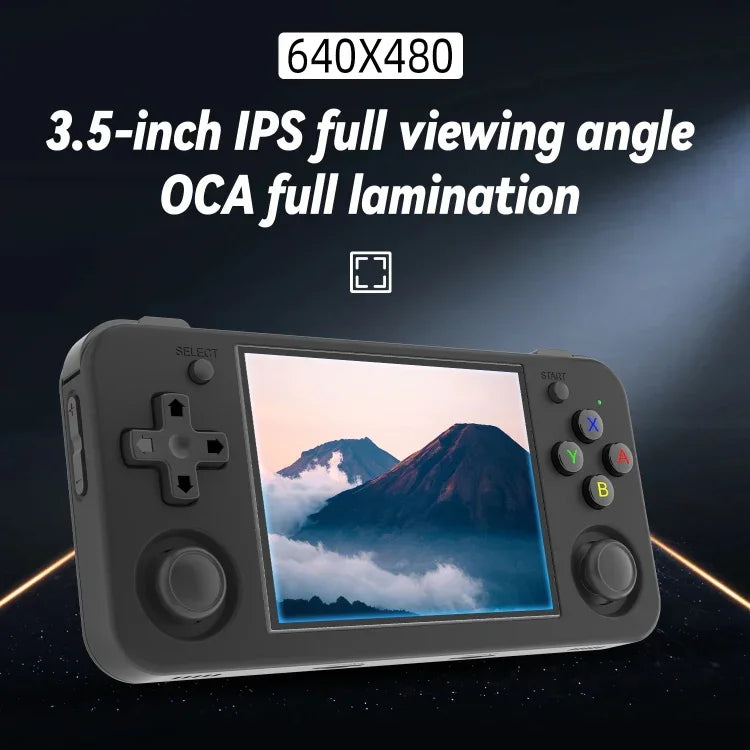 ANBERNIC RG35XX H 掌上遊戲機 3.5 吋 IPS 螢幕 Linux 系統，64GB，64GB+128GB