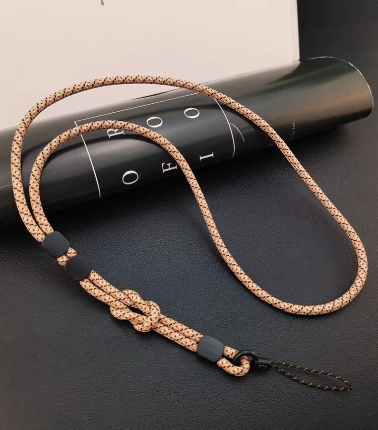 Dual-use Detachable Adjustment Mobile Phone Lanyard Anti-lost Wrist Rope, Light Brown, Black and Blue, Pink