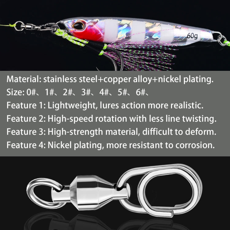 5件裝 PROBEROS DAC006 假餌8型環連接器 高速軸承旋轉橢圓銷 釣魚配件，22mm，23mm，25mm，30mm，35mm