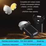 Key Toys LIR2032可充電鈕扣電池充電器，X21黑色