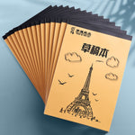 100 Pages /Book Thickened Glue Binding Draft Book Students Multipurpose Blank Sketch Paper