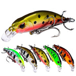 5.3cm 4.6g下沉小魚假餌 長投擲仿生塑膠硬餌 釣魚用具，PROBEROS DW577 8003 鉤，PROBEROS DW578 普通鉤