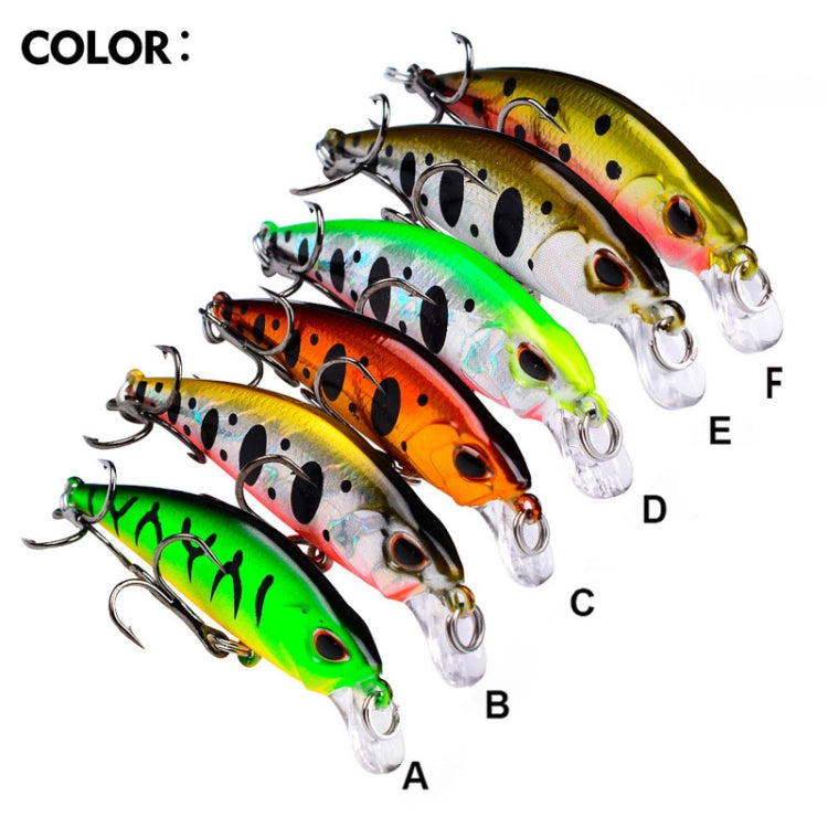 5.3cm 4.6g下沉小魚假餌 長投擲仿生塑膠硬餌 釣魚用具，PROBEROS DW577 8003 鉤，PROBEROS DW578 普通鉤