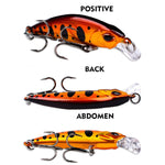 5.3cm 4.6g下沉小魚假餌 長投擲仿生塑膠硬餌 釣魚用具，PROBEROS DW577 8003 鉤，PROBEROS DW578 普通鉤