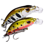 5.3cm 4.6g下沉小魚假餌 長投擲仿生塑膠硬餌 釣魚用具，PROBEROS DW577 8003 鉤，PROBEROS DW578 普通鉤