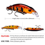 5.3cm 4.6g下沉小魚假餌 長投擲仿生塑膠硬餌 釣魚用具，PROBEROS DW577 8003 鉤，PROBEROS DW578 普通鉤