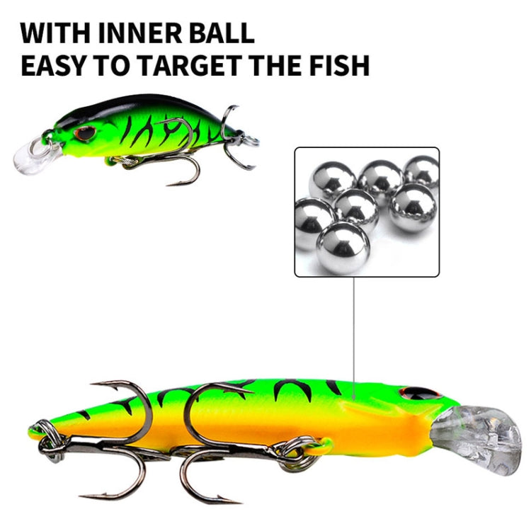 5.3cm 4.6g下沉小魚假餌 長投擲仿生塑膠硬餌 釣魚用具，PROBEROS DW577 8003 鉤，PROBEROS DW578 普通鉤