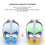 適用於Meta Quest 3空氣循環散熱替換口罩，帶風扇防霧VR口罩配件，帶風扇