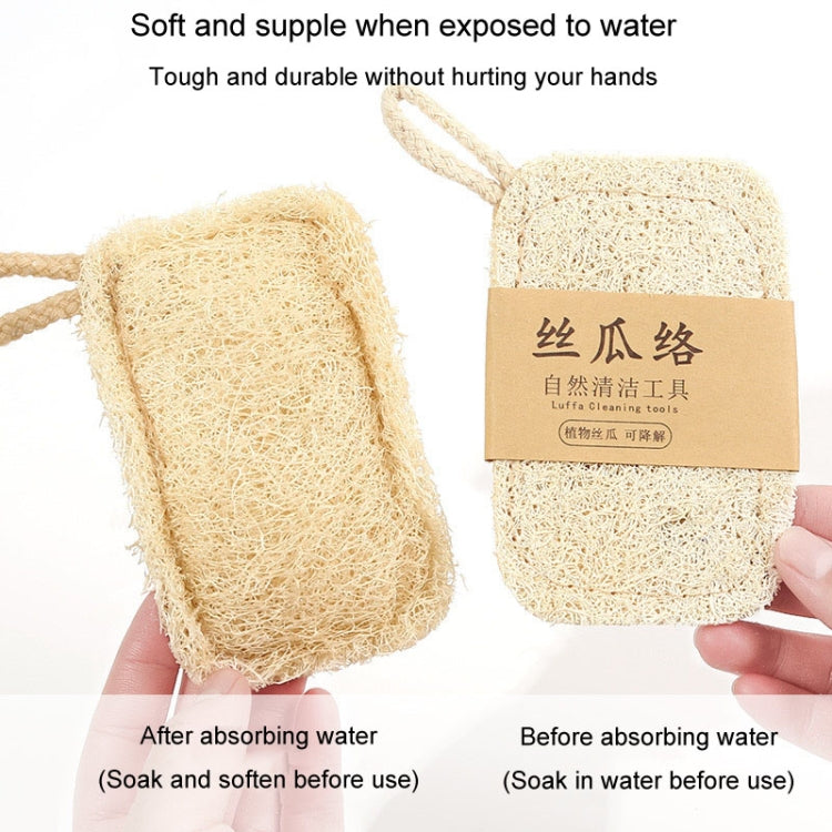天然絲瓜洗碗刷洗碗工具絲瓜布刷，軟方形，軟橢圓形，硬方形，硬橢圓形