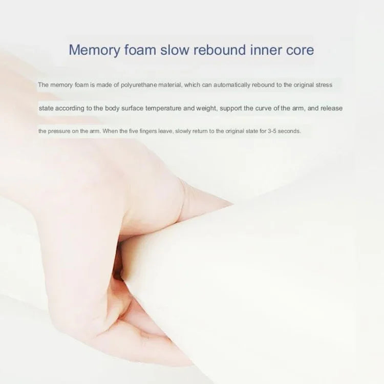 Curve Three-dimensional Support Memory Foam Office Chair Armrest Pad, Black, Gel Grid, Grid, Gray Grid, Gray