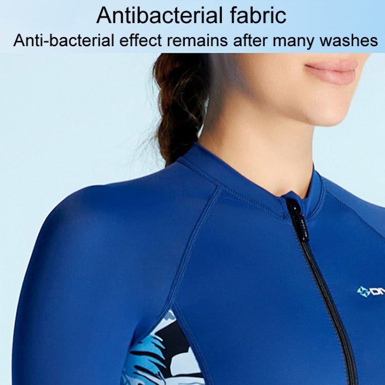 DIVE & SAIL 女士夏季薄款潛水衣 透氣防曬長袖快乾泳衣，S，M，L，XL，XXL