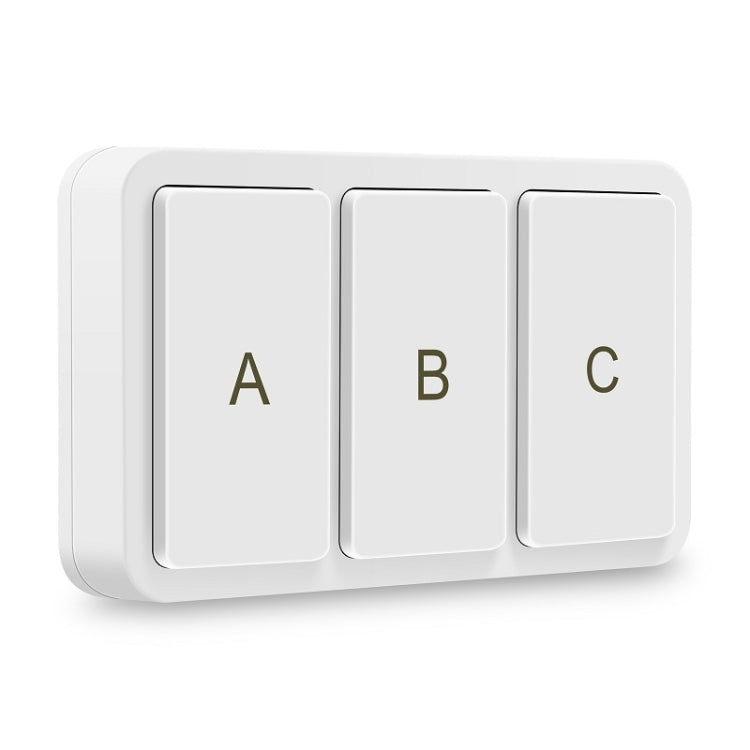 Zigbee Tuya智慧三鍵情境無線智慧開關，YSB33