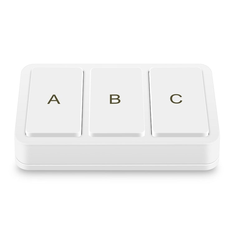 Zigbee Tuya智慧三鍵情境無線智慧開關，YSB33
