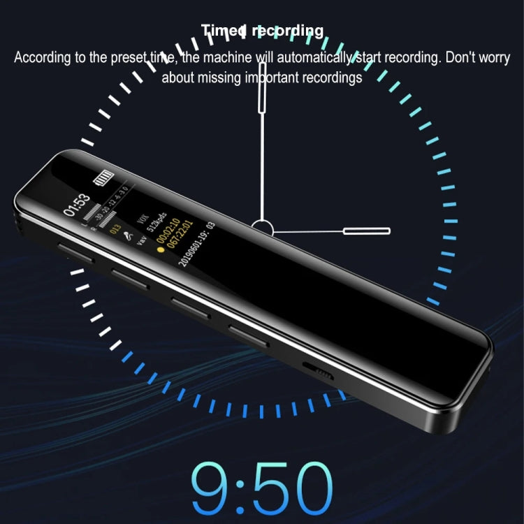 G1 0.96吋IPS彩色螢幕高清智慧迷你降噪計時錄音筆，8GB，16GB，32GB