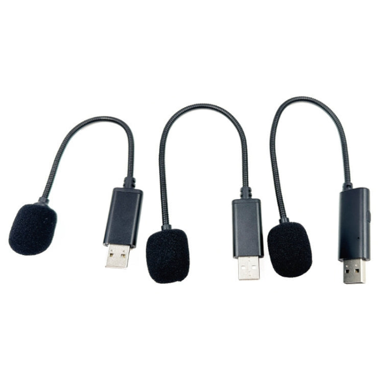 USB直插電腦直播視訊會議麥克風，4.0x205mm，4.0x255mm，4.0x255mm帶開關