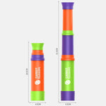 8X 高清蘿蔔望遠鏡可伸縮對焦兒童科學教育玩具