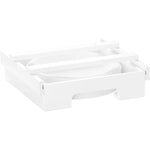 9吋紙盤分配器 櫥櫃下方竹製盤子架 廚房收納架，24 x 26.5 x 6.5