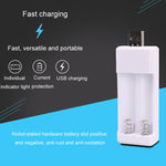 直插式 2 插槽 USB AA / AAA 可充電電池充電器，USB 2 插槽