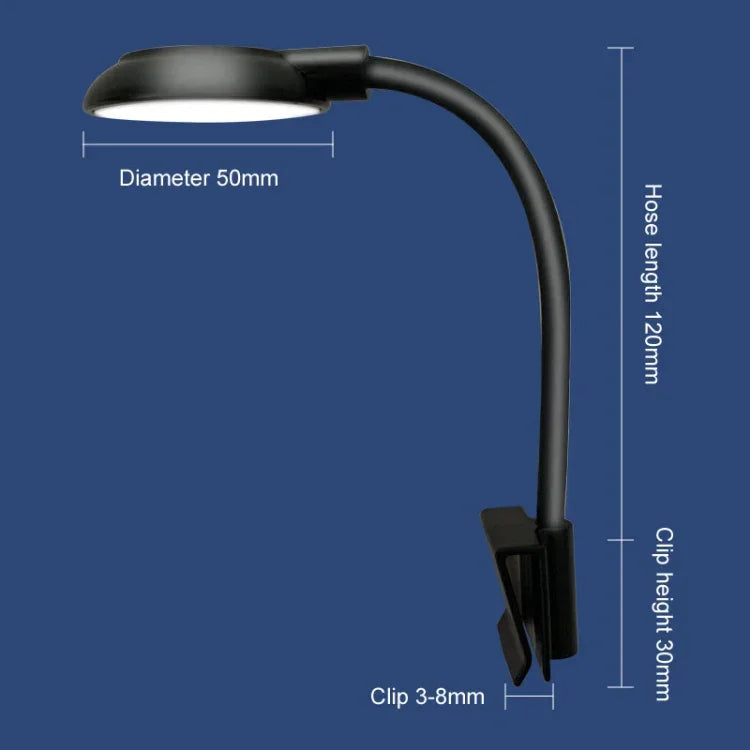 5W 魚缸LED夾燈 USB 插頭照明水族透光水草燈