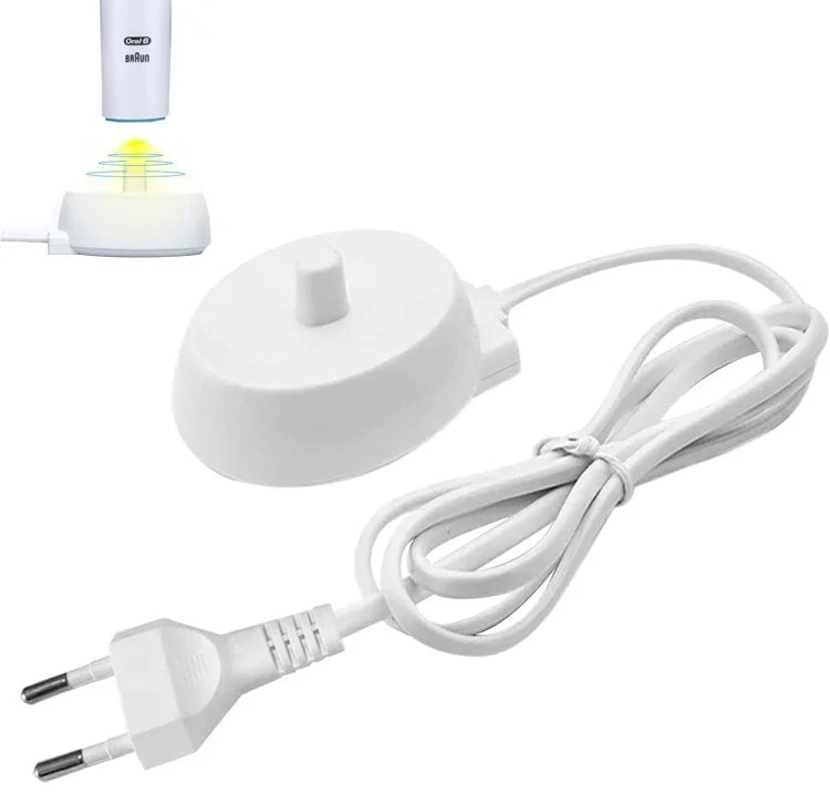 3757 充電器 適用 Braun Oral B D12 D16 D20 D36 電動牙刷，歐規插頭，歐規插頭