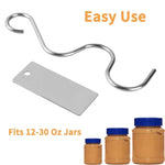 Stainless Steel Peanut Butter Stirrer Food Grade Material Kitchen Butter Jam Stirring Tool, Regular Model, Updated Model