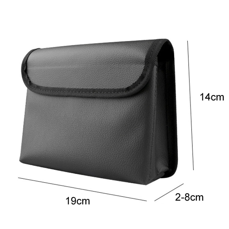 Car Folding Trash Can Multifunctional Seatback Hanging Storage Box
