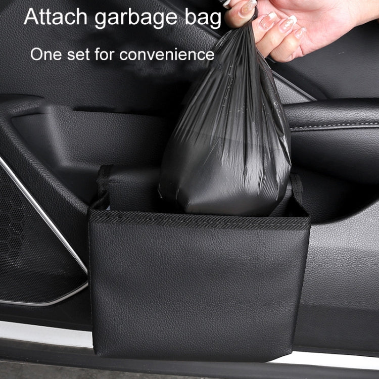 Car Folding Trash Can Multifunctional Seatback Hanging Storage Box